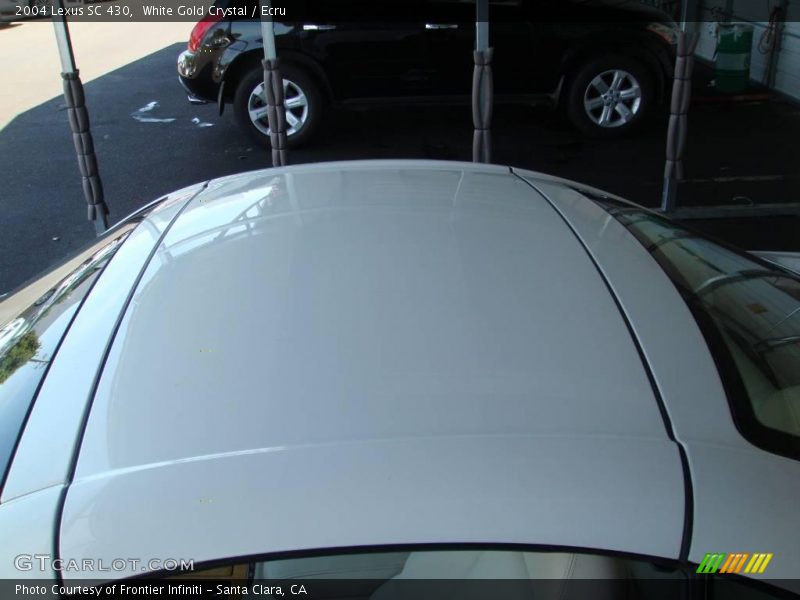 White Gold Crystal / Ecru 2004 Lexus SC 430