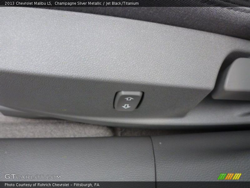 Champagne Silver Metallic / Jet Black/Titanium 2013 Chevrolet Malibu LS