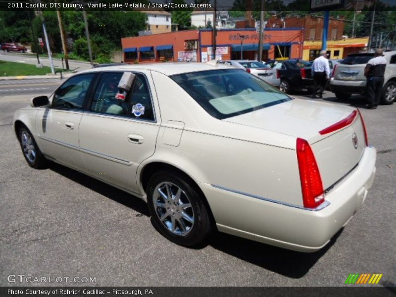 Vanille Latte Metallic / Shale/Cocoa Accents 2011 Cadillac DTS Luxury