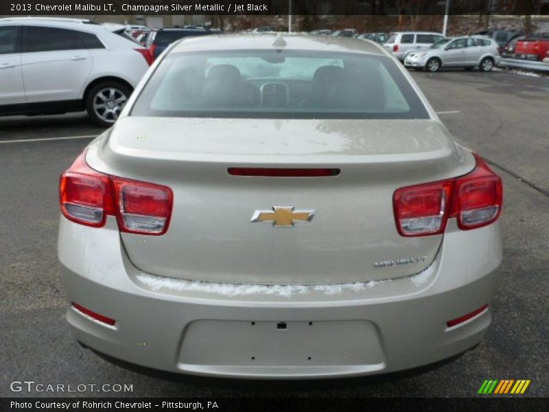 Champagne Silver Metallic / Jet Black 2013 Chevrolet Malibu LT