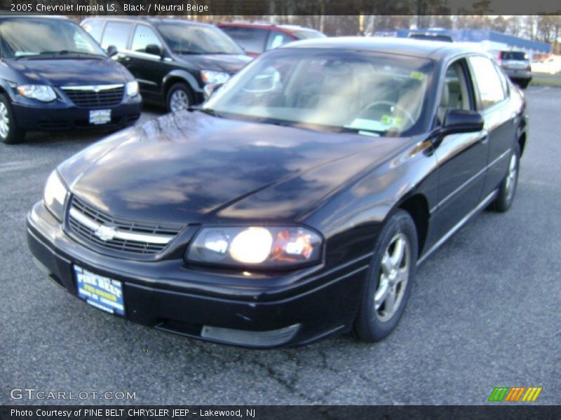 Black / Neutral Beige 2005 Chevrolet Impala LS