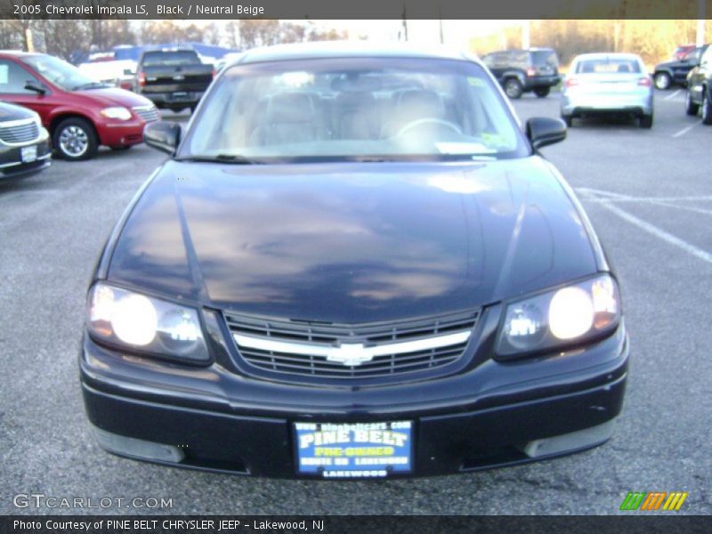 Black / Neutral Beige 2005 Chevrolet Impala LS