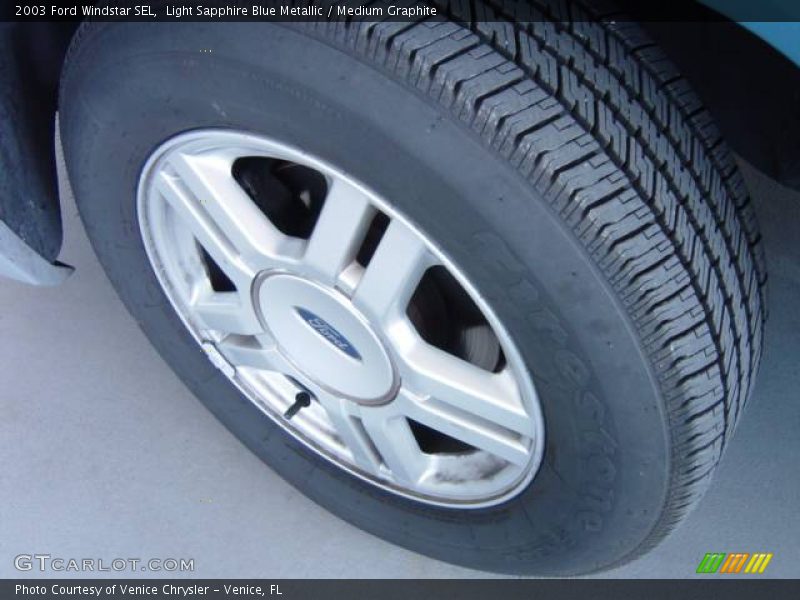 Light Sapphire Blue Metallic / Medium Graphite 2003 Ford Windstar SEL