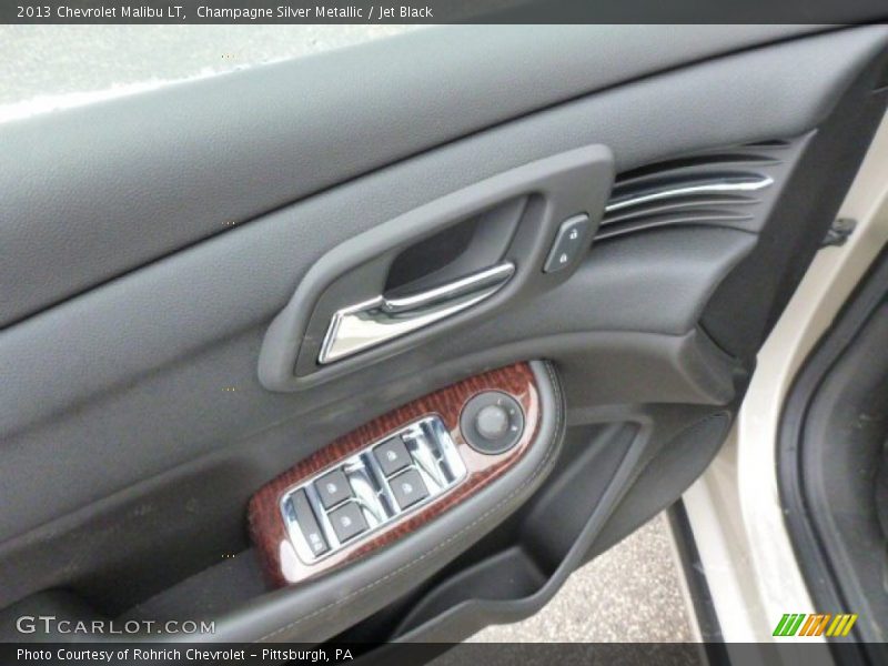 Champagne Silver Metallic / Jet Black 2013 Chevrolet Malibu LT