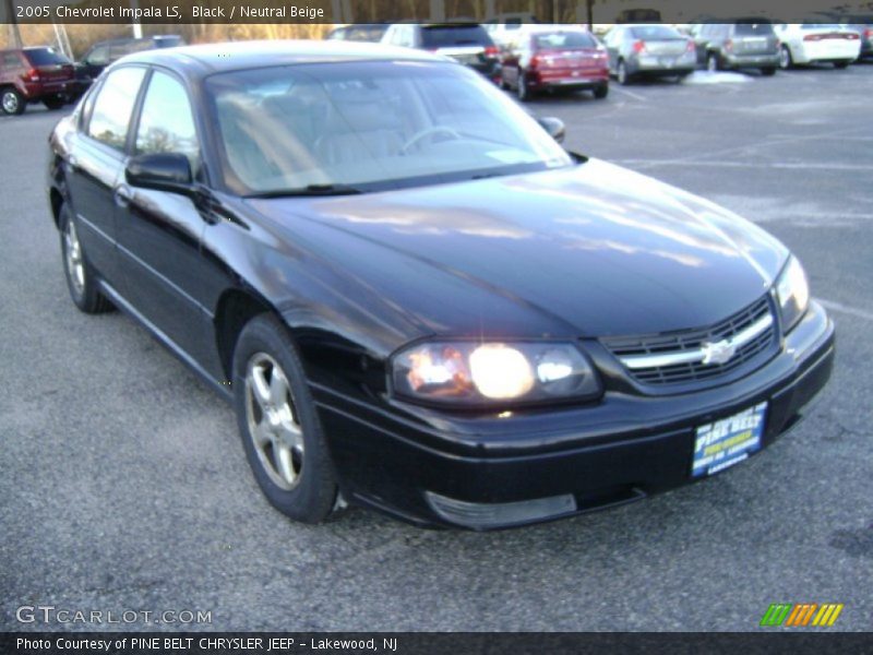 Black / Neutral Beige 2005 Chevrolet Impala LS