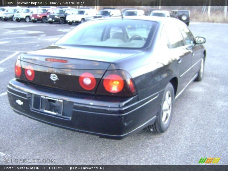 Black / Neutral Beige 2005 Chevrolet Impala LS