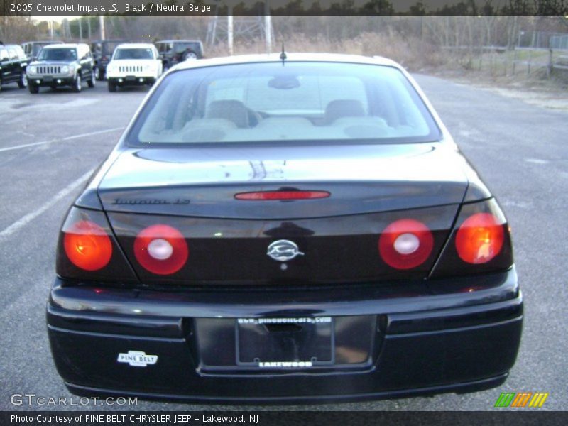 Black / Neutral Beige 2005 Chevrolet Impala LS