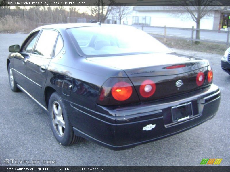 Black / Neutral Beige 2005 Chevrolet Impala LS