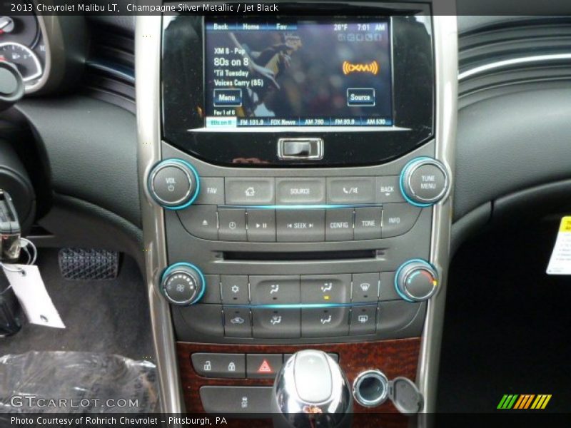 Champagne Silver Metallic / Jet Black 2013 Chevrolet Malibu LT