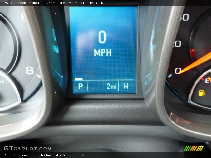 Champagne Silver Metallic / Jet Black 2013 Chevrolet Malibu LT