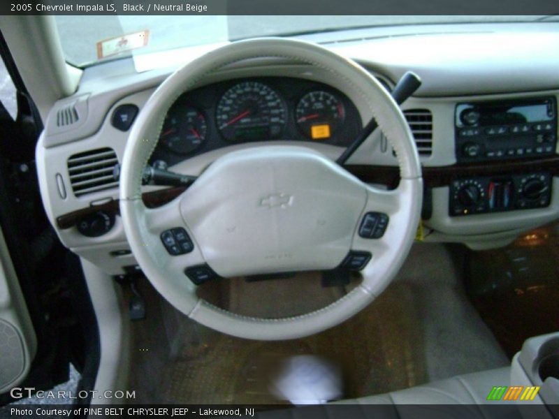 Black / Neutral Beige 2005 Chevrolet Impala LS