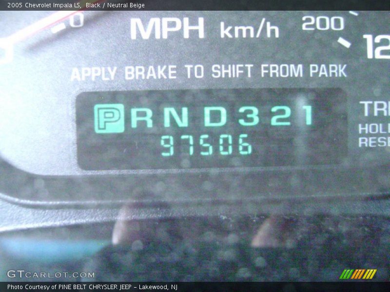 Black / Neutral Beige 2005 Chevrolet Impala LS