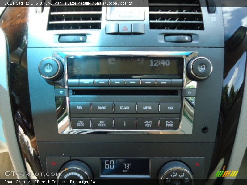 Vanille Latte Metallic / Shale/Cocoa Accents 2011 Cadillac DTS Luxury