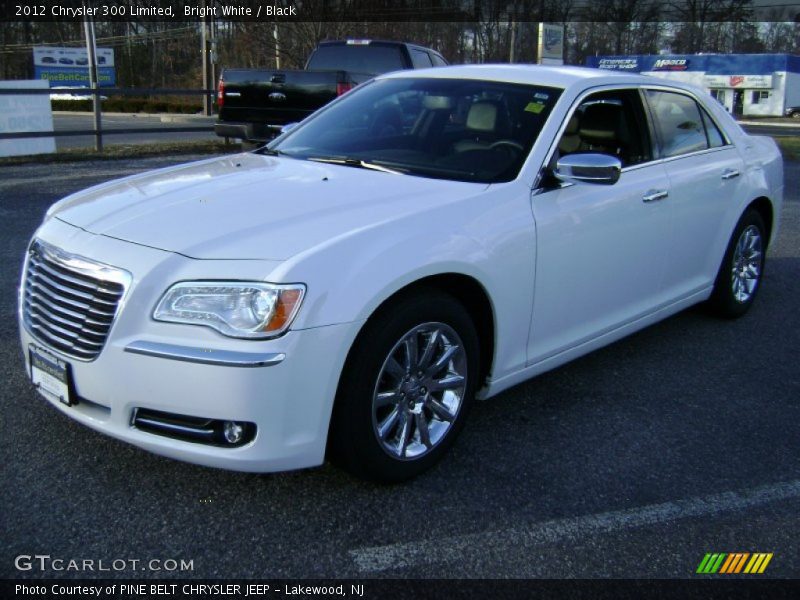 Bright White / Black 2012 Chrysler 300 Limited