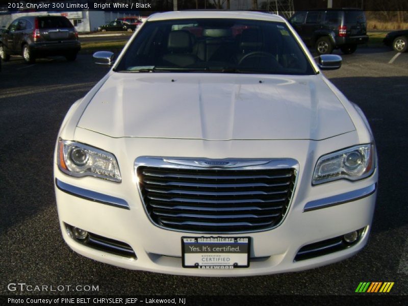 Bright White / Black 2012 Chrysler 300 Limited