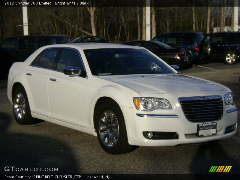 Bright White / Black 2012 Chrysler 300 Limited