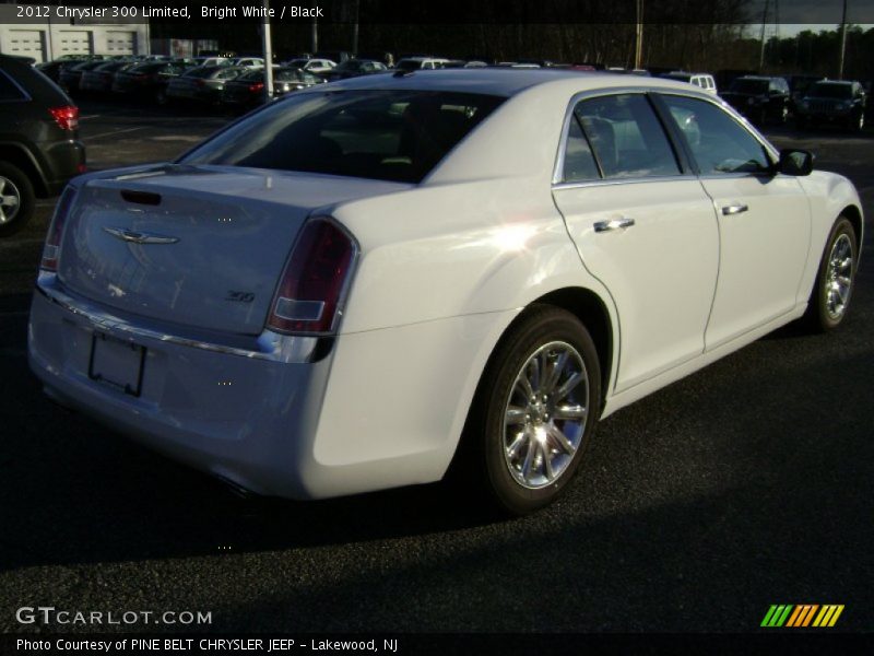 Bright White / Black 2012 Chrysler 300 Limited