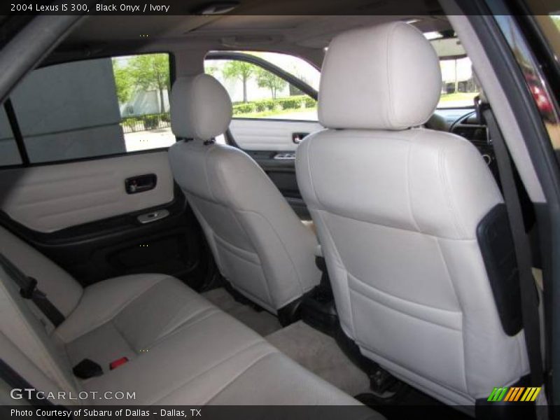 Black Onyx / Ivory 2004 Lexus IS 300