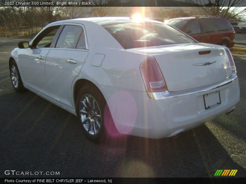 Bright White / Black 2012 Chrysler 300 Limited