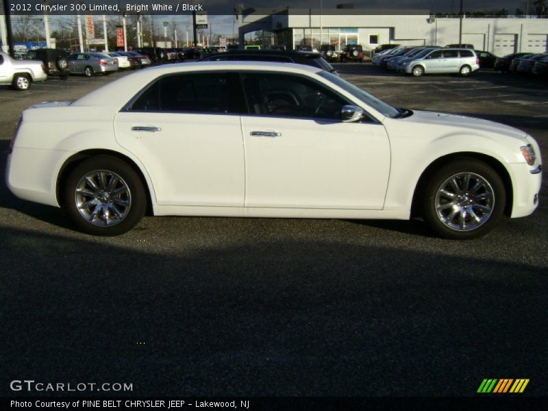 Bright White / Black 2012 Chrysler 300 Limited