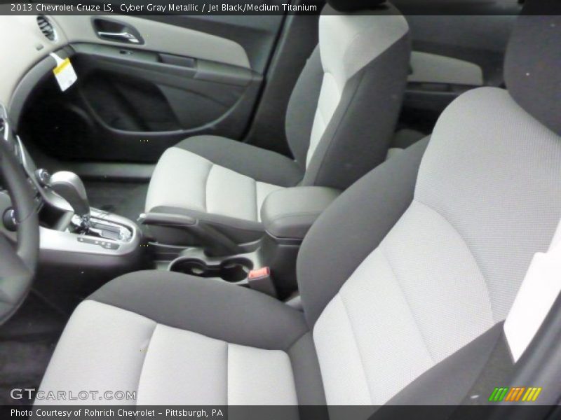 Cyber Gray Metallic / Jet Black/Medium Titanium 2013 Chevrolet Cruze LS