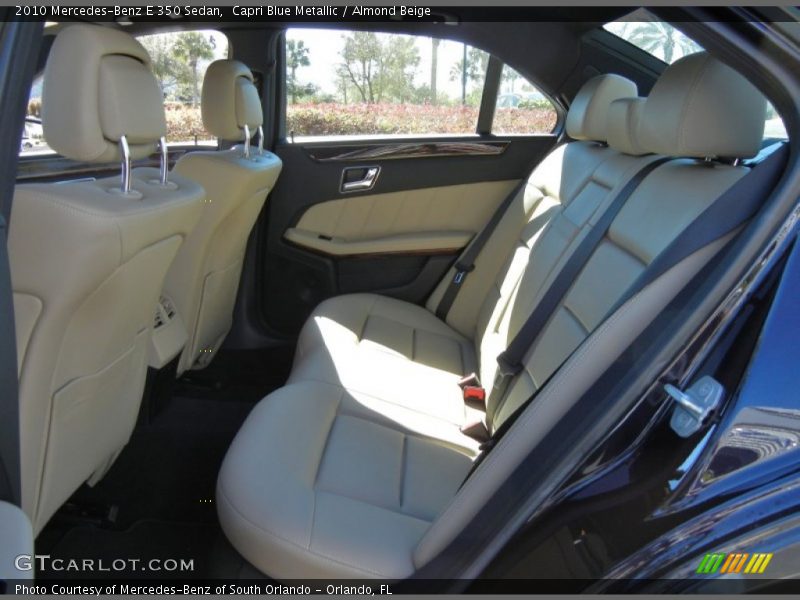 Capri Blue Metallic / Almond Beige 2010 Mercedes-Benz E 350 Sedan