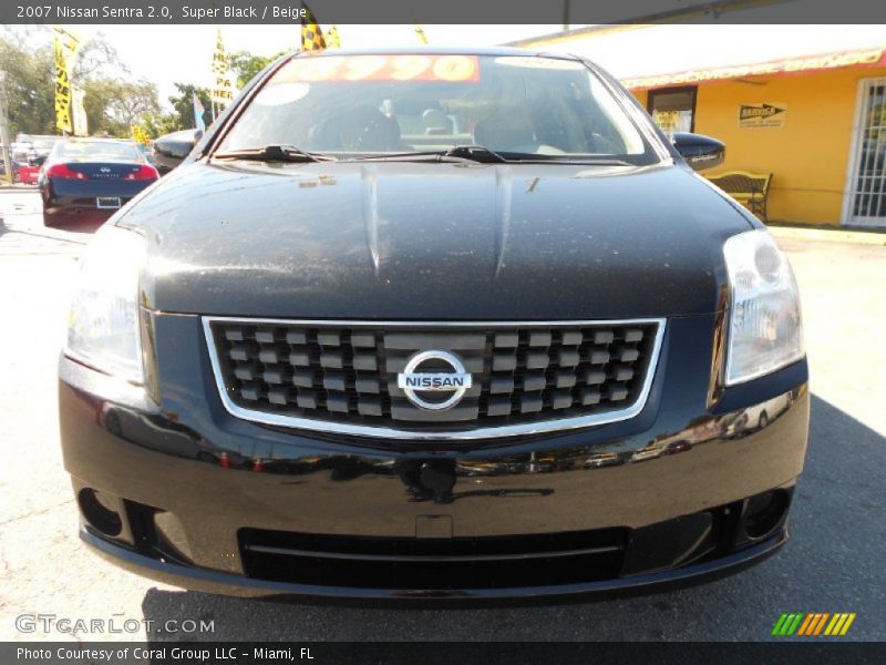 Super Black / Beige 2007 Nissan Sentra 2.0