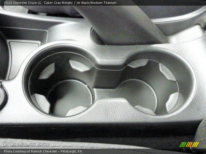 Cyber Gray Metallic / Jet Black/Medium Titanium 2013 Chevrolet Cruze LS