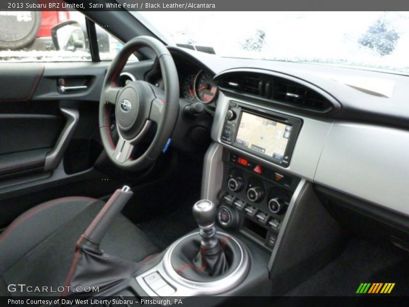 Satin White Pearl / Black Leather/Alcantara 2013 Subaru BRZ Limited