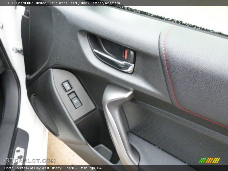 Satin White Pearl / Black Leather/Alcantara 2013 Subaru BRZ Limited