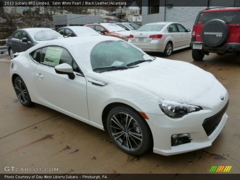 Satin White Pearl / Black Leather/Alcantara 2013 Subaru BRZ Limited