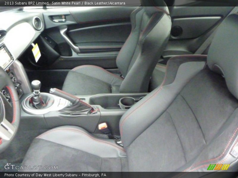 Satin White Pearl / Black Leather/Alcantara 2013 Subaru BRZ Limited