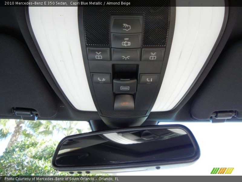 Capri Blue Metallic / Almond Beige 2010 Mercedes-Benz E 350 Sedan