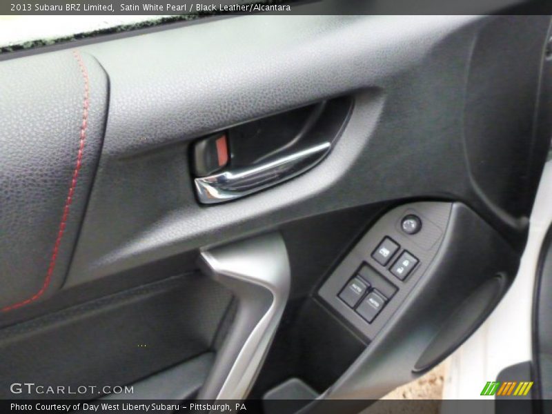 Satin White Pearl / Black Leather/Alcantara 2013 Subaru BRZ Limited