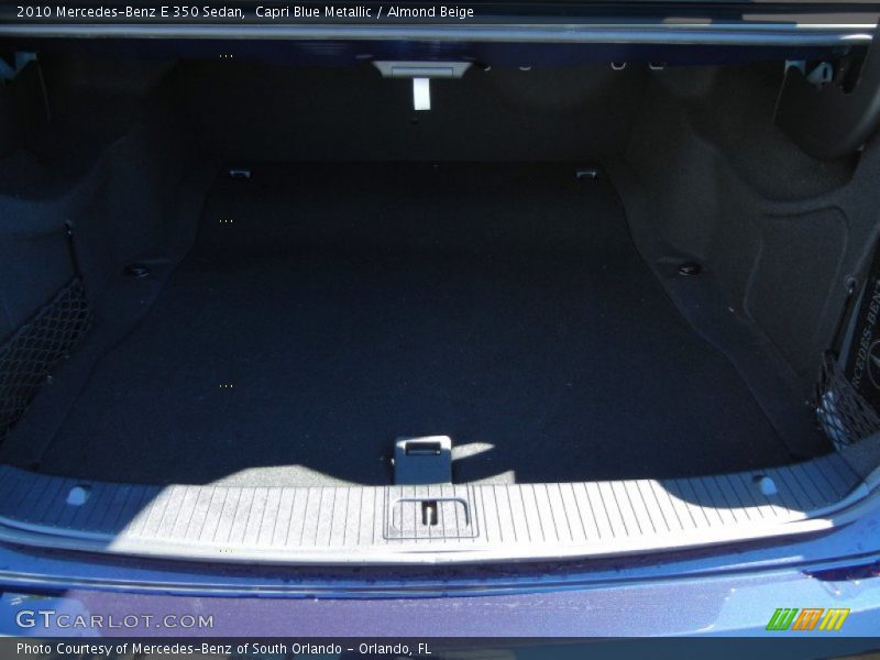 Capri Blue Metallic / Almond Beige 2010 Mercedes-Benz E 350 Sedan