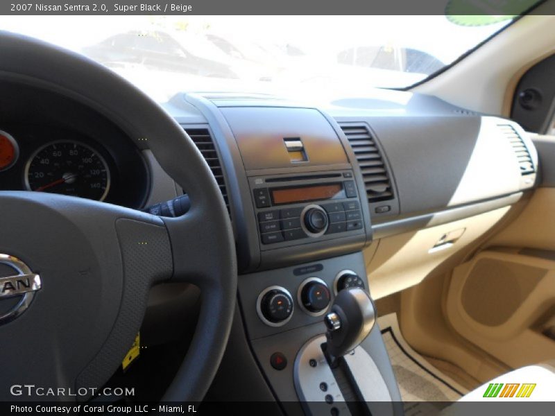 Super Black / Beige 2007 Nissan Sentra 2.0
