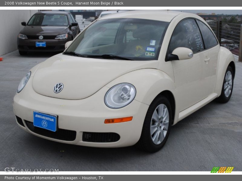 Harvest Moon Beige / Black 2008 Volkswagen New Beetle S Coupe