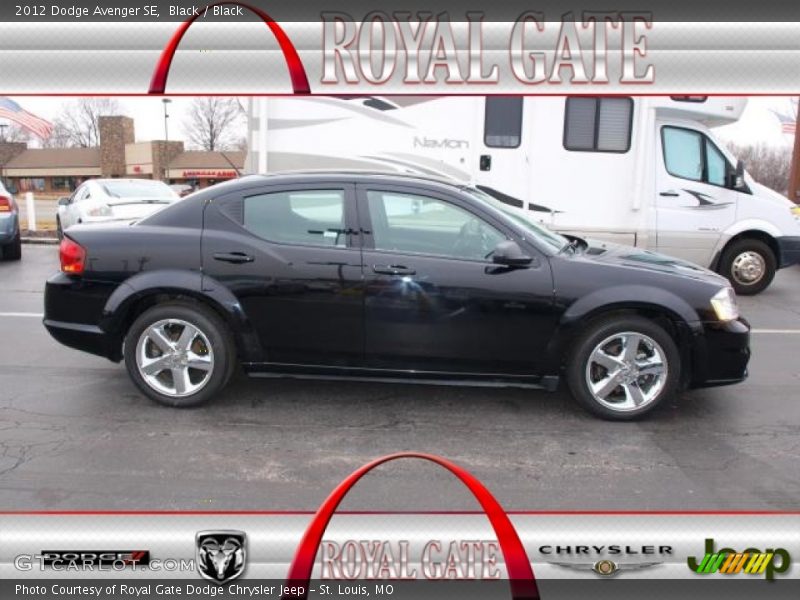 Black / Black 2012 Dodge Avenger SE