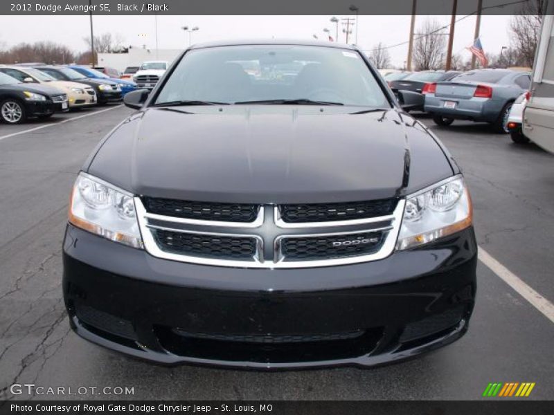Black / Black 2012 Dodge Avenger SE
