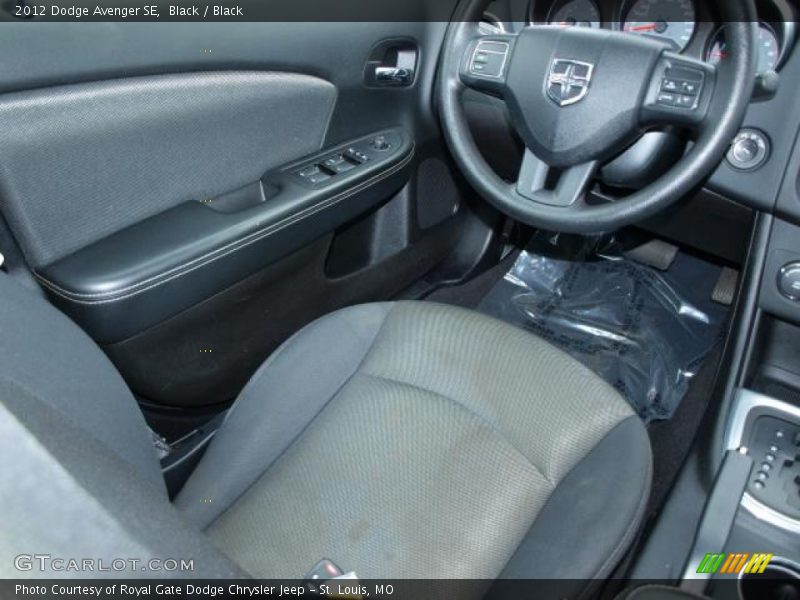 Black / Black 2012 Dodge Avenger SE