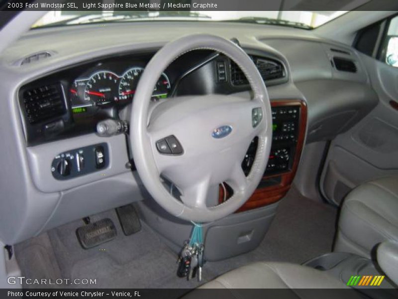 Light Sapphire Blue Metallic / Medium Graphite 2003 Ford Windstar SEL