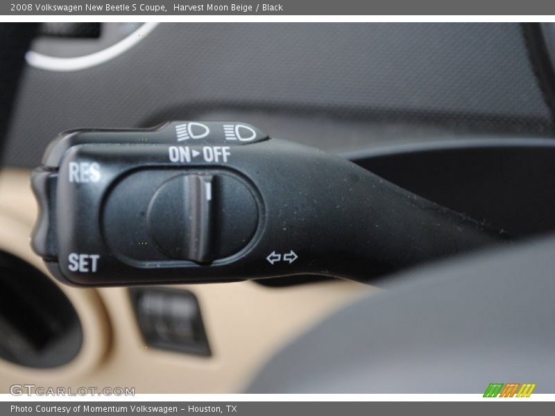 Harvest Moon Beige / Black 2008 Volkswagen New Beetle S Coupe