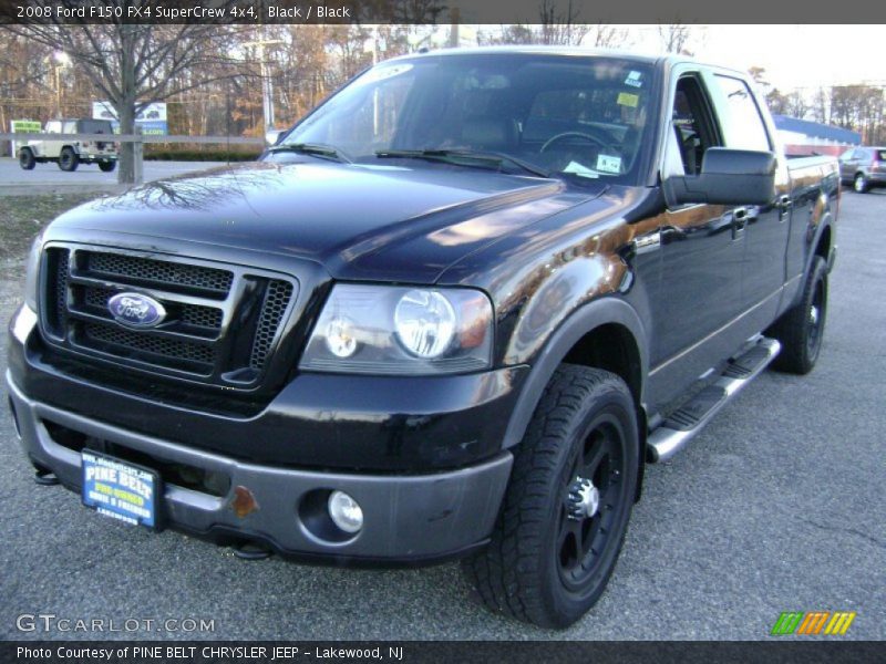 Black / Black 2008 Ford F150 FX4 SuperCrew 4x4