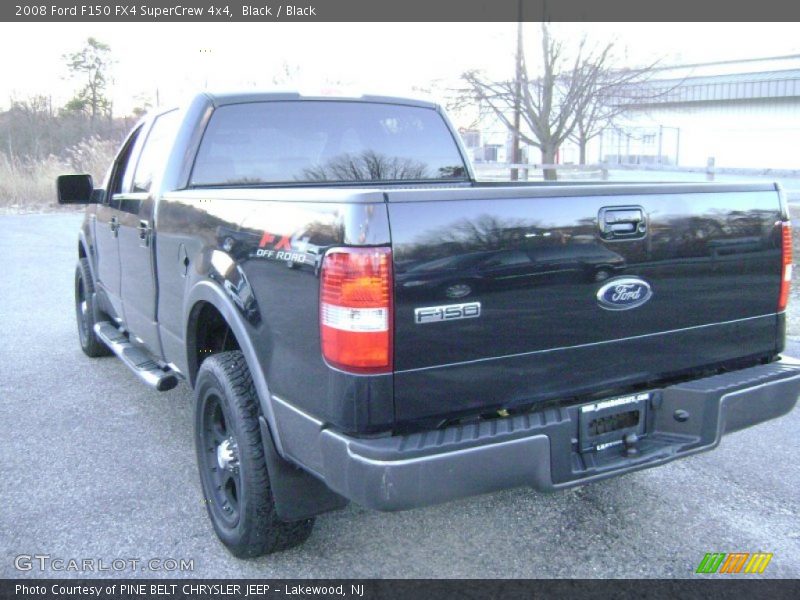 Black / Black 2008 Ford F150 FX4 SuperCrew 4x4