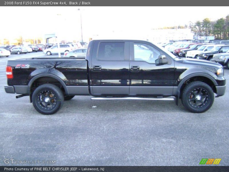 Black / Black 2008 Ford F150 FX4 SuperCrew 4x4