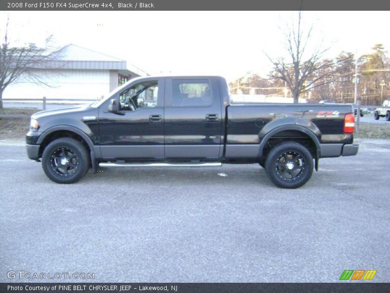 Black / Black 2008 Ford F150 FX4 SuperCrew 4x4