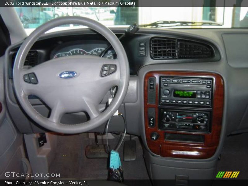 Light Sapphire Blue Metallic / Medium Graphite 2003 Ford Windstar SEL