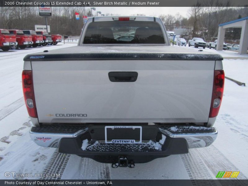 Silver Birch Metallic / Medium Pewter 2006 Chevrolet Colorado LS Extended Cab 4x4