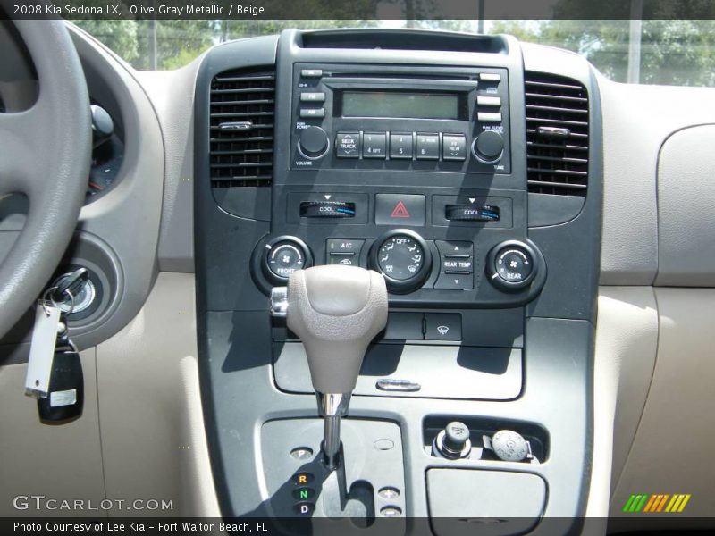 Olive Gray Metallic / Beige 2008 Kia Sedona LX