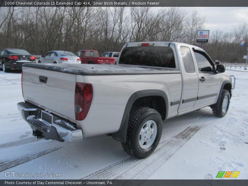 Silver Birch Metallic / Medium Pewter 2006 Chevrolet Colorado LS Extended Cab 4x4